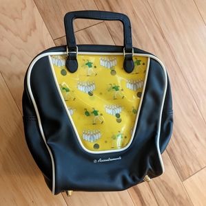 Medium bowling bag purse accoutrements